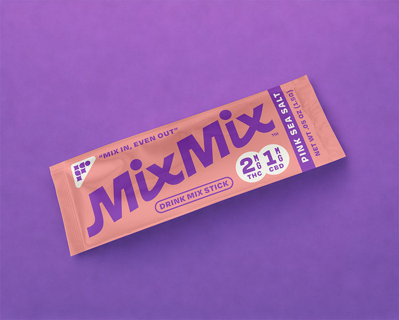 Pink Sea Salt Drink Mix Stick